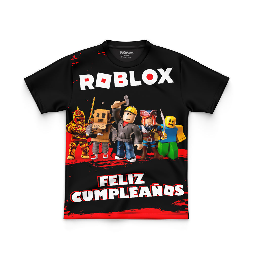 DIGITAL POLYESTER BLACK ROBLOX TEE DG01066FP - Main Image