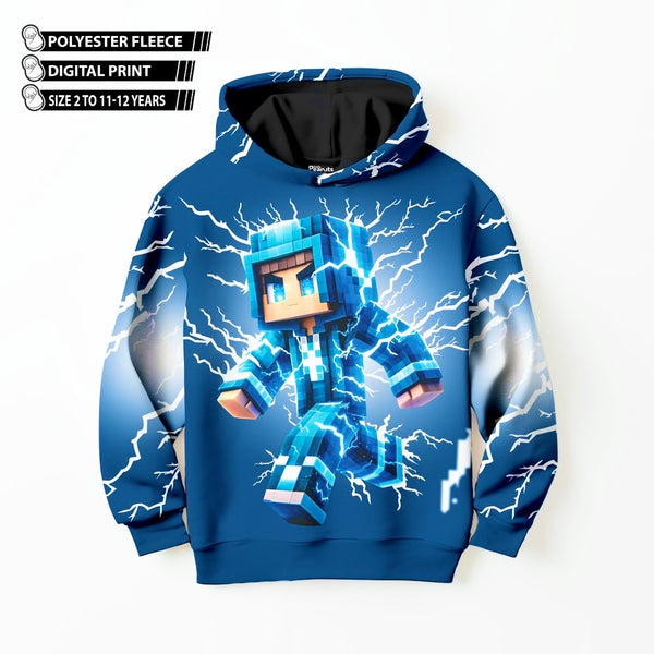 DIGITAL POLYESTER HOODIE - PLAY MODE THUNDER ROBLOX