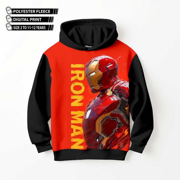 DIGITAL POLYESTER HOODIE - IRONMAN WRITING