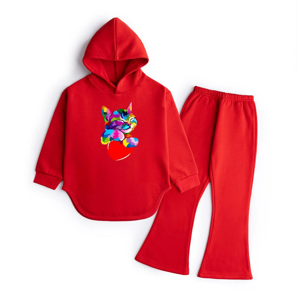 LOVE CAT - WIDE LEG TRACKSUIT
