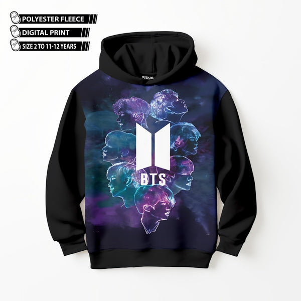DIGITAL POLYESTER HOODIE - NEBULA BTS