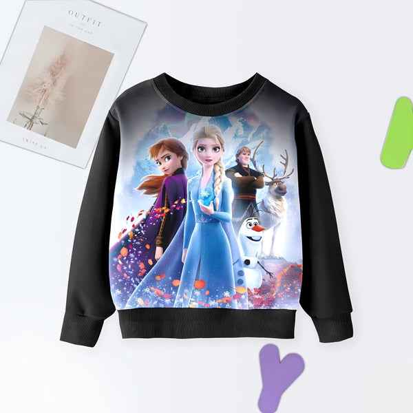 DIGITAL POLYESTER SWEATSHIRT - ELSA & HER FRIENDS