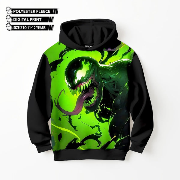 DIGITAL POLYESTER HOODIE - NEON VENOM