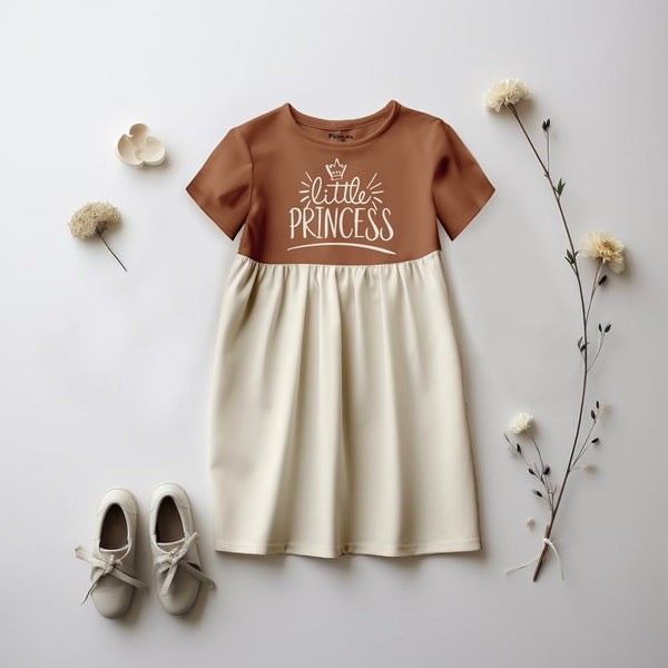 GIRL'S FROCK - TWO TONE LITTLE PRINCESS