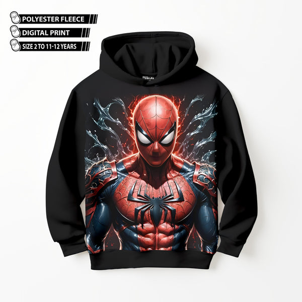 DIGITAL POLYESTER HOODIE - SPIDERMAN ANIMATED