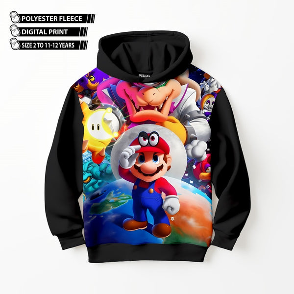 DIGITAL POLYESTER HOODIE - MARIO TEAM