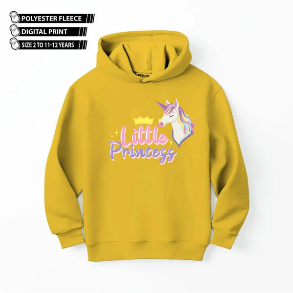 LEFTOVER DTF - LITTLE PRINCESS UNICORN HOODIE
