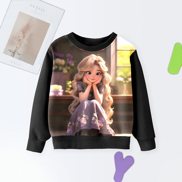 DIGITAL POLYESTER SWEATSHIRT - RAPUNZEL ICONIC