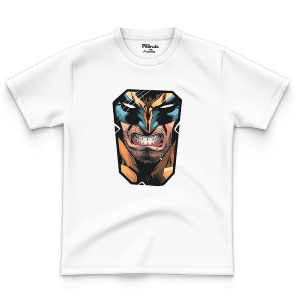 WHITE COTTON- WOLVERINE TEE