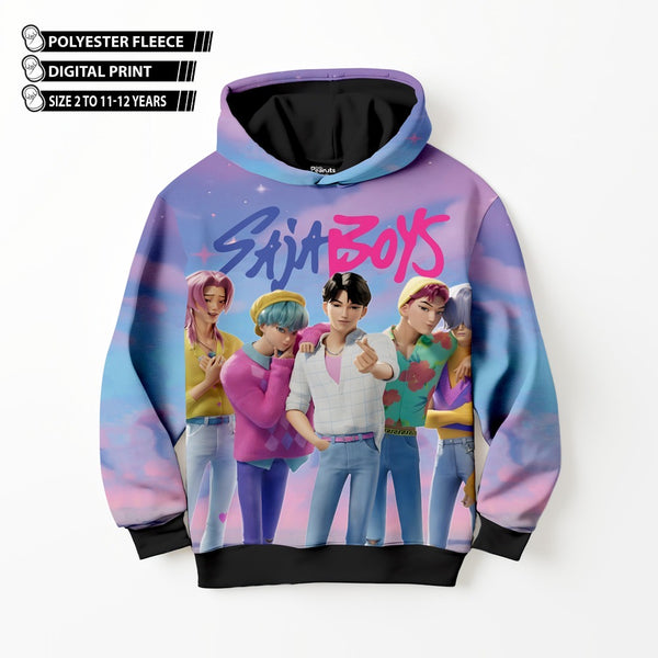DIGITAL POLYESTER HOODIE - MOON LIGHT SAJA BOYS