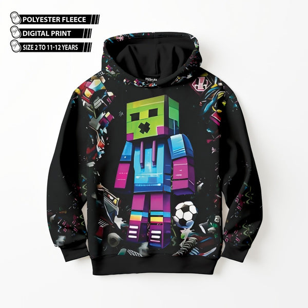 DIGITAL POLYESTER HOODIE - COLOURFULL POWER ROBLOX