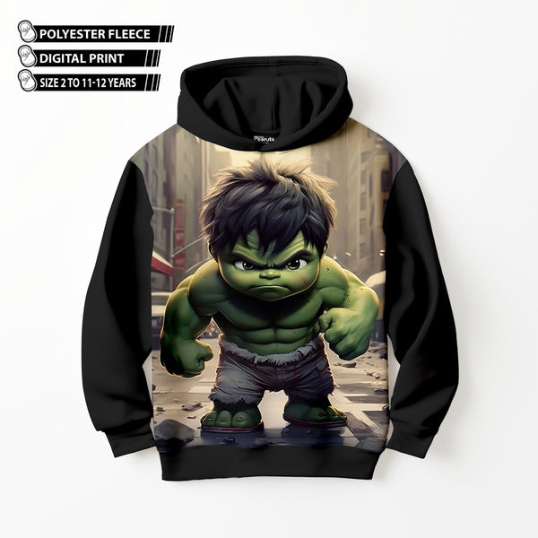 DIGITAL POLYESTER HOODIE - BABY HULK