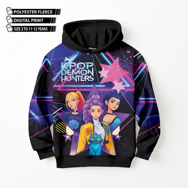 DIGITAL POLYESTER HOODIE - STAR K-POP DEMON HUNTERS