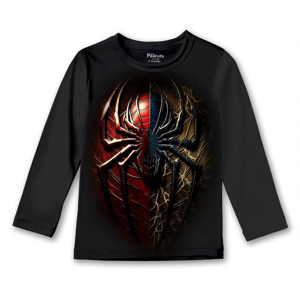 DIGITAL POLYESTER F/S -  SPIDERMAN GOLDEN VS RED LOGO