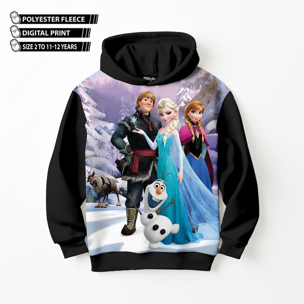 DIGITAL POLYESTER HOODIE - ELSA & ANNA