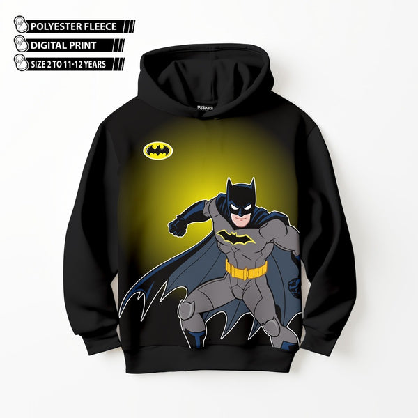 DIGITAL POLYESTER HOODIE - YELLOW GRADIENT BATMAN