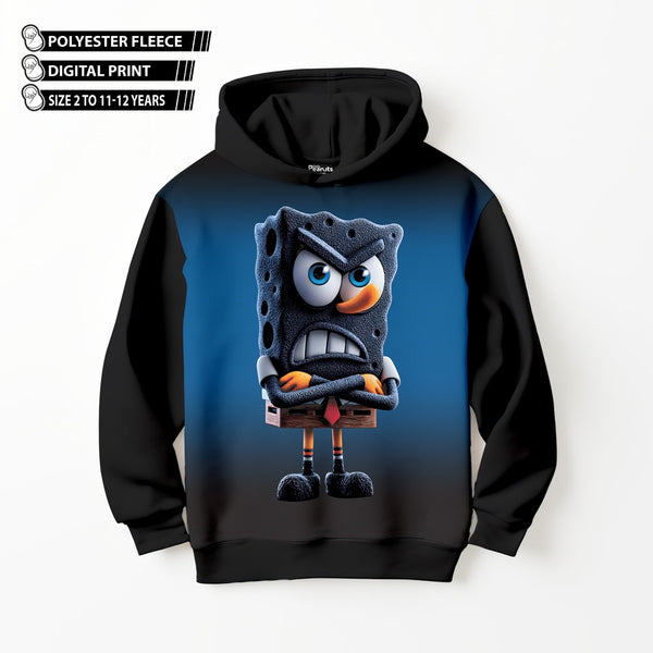 DIGITAL POLYESTER HOODIE - ANGRY SPONGEBOB