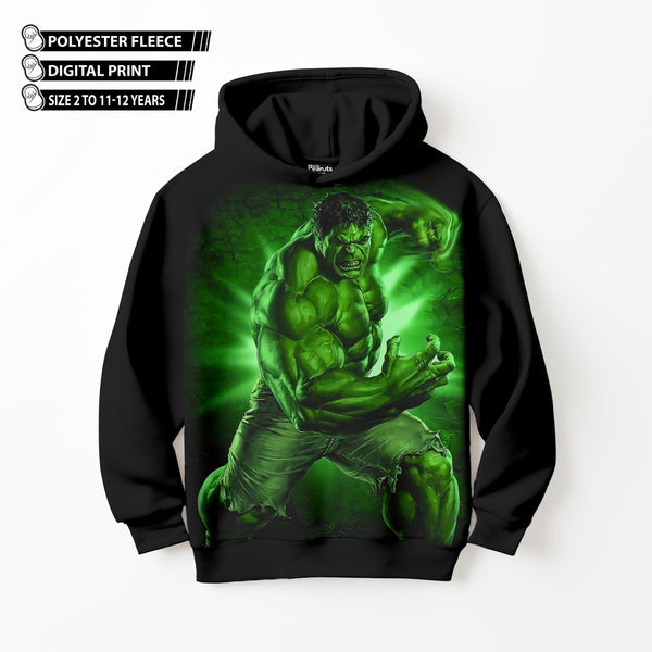 DIGITAL POLYESTER HOODIE - HULK POWERFULL AVENGER