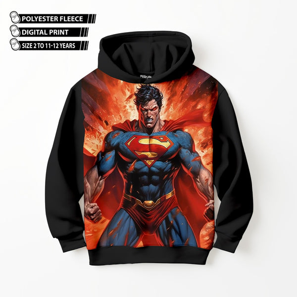 DIGITAL POLYESTER HOODIE -  SUPERMAN POWER HOODIE
