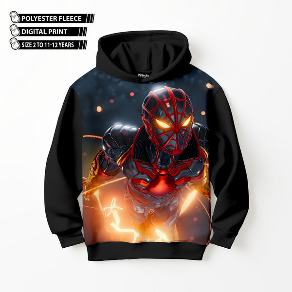 DIGITAL POLYESTER HOODIE - THE SPIDEY SUITS UP