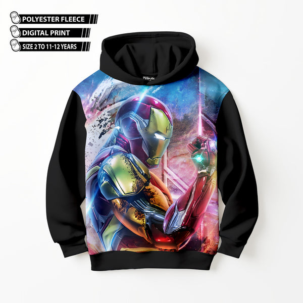 DIGITAL POLYESTER HOODIE - IRONMAN WITH FIVE STONES