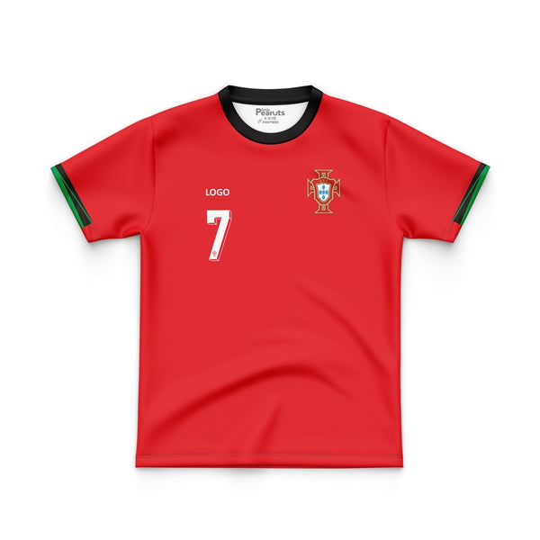 FOOTBALL POLYESTER - CR7 PORTUGAL HOME JERSEY