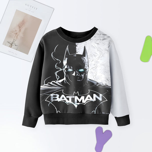 DIGITAL POLYESTER SWEATSHIRT - TWO TONE BATMAN