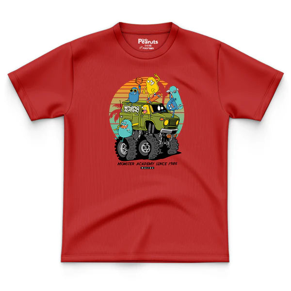 LEFTOVER - COTTON - MONSTER ACADEMY 1986 TEE