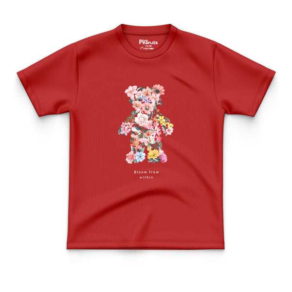 COTTON - FLORAL TEDDY TEE
