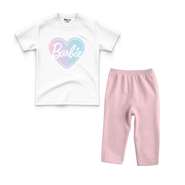 DTF PAJAMA SUIT BARBIE HEART