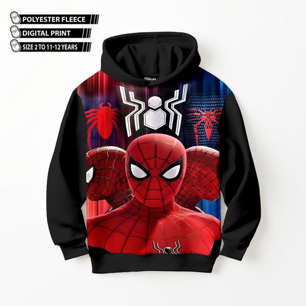 DIGITAL POLYESTER HOODIE - THREE SPIDERMAN