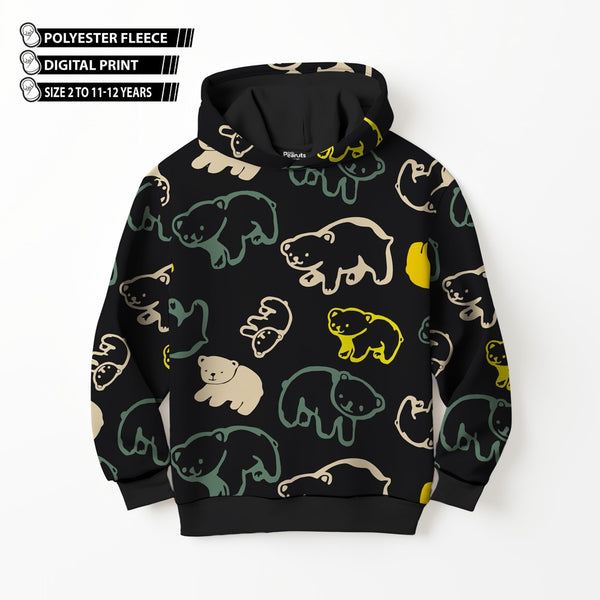 DIGITAL POLYESTER HOODIE - BEAR