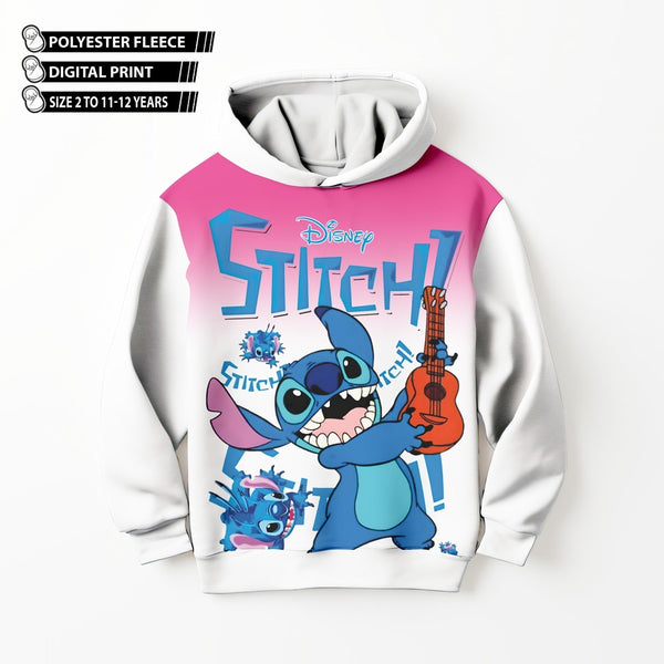 DIGITAL POLYESTER DISNEY STITCH HOODIE