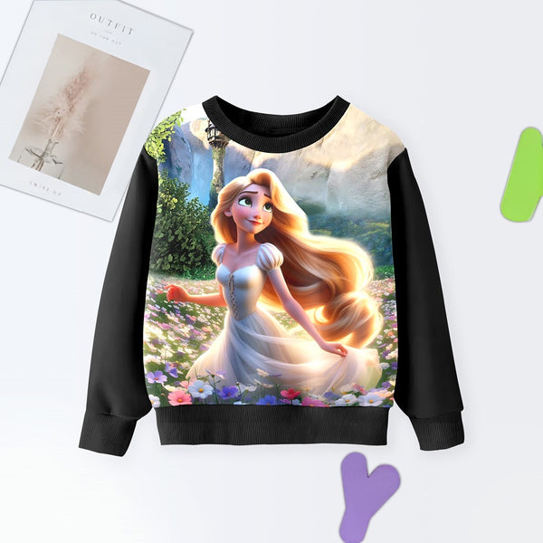 DIGITAL POLYESTER SWEATSHIRT - RAPUNZEL