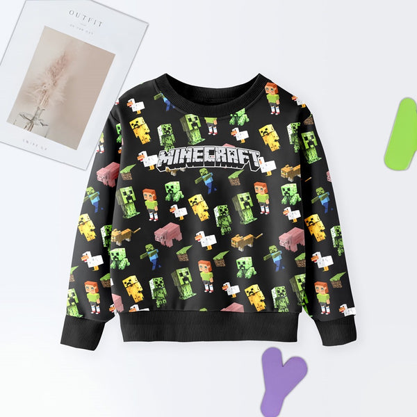 DIGITAL POLYESTER SWEATSHIRT - MINECRAFT