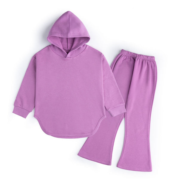 BASIC LILAC - WIDE LEG TRACKSUIT