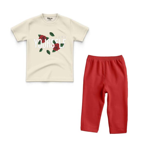 DTF PAJAMA SUIT - LOVE YOURSELF