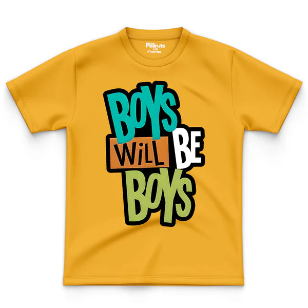 LEFTOVER - COTTON BOYS WILL BE BOYS TEE