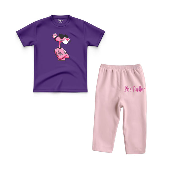 DTF PAJAMA SUIT - PINK PANTHER