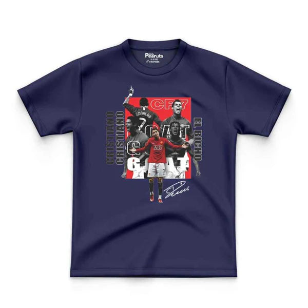 LEFTOVER - DTF - CRISTIANO THE GOAT FOOTBALL TEE