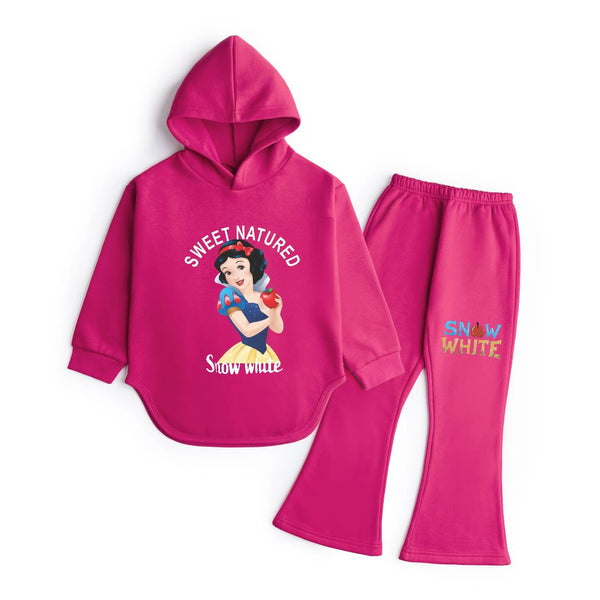 SWEET NATURED SNOW-WHITE - WIDE LEG TRACKSUIT