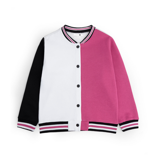 BASIC FLEECE BASEBALL JACKET