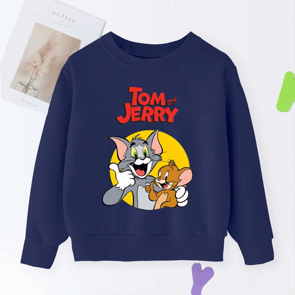 LEFTOVER DTF - HAPPY TOM AND JERRY SWEATSHIRT