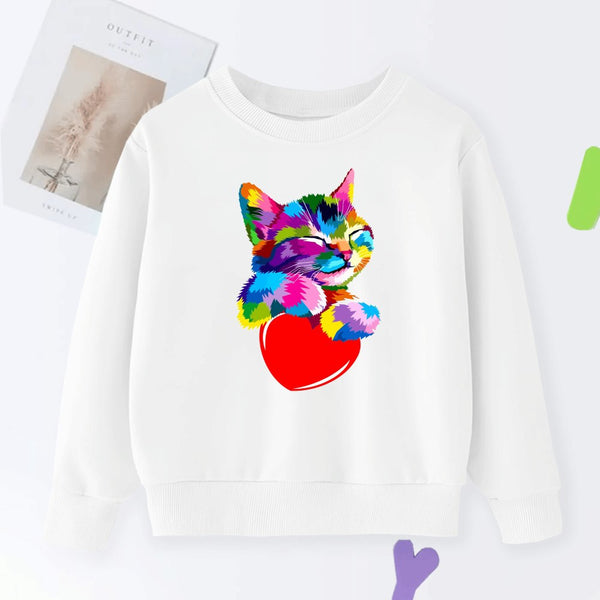 DTF LOVE CAT SWEATSHIRT