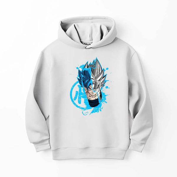 DTF GOKU BLUE KANJI HOODIE