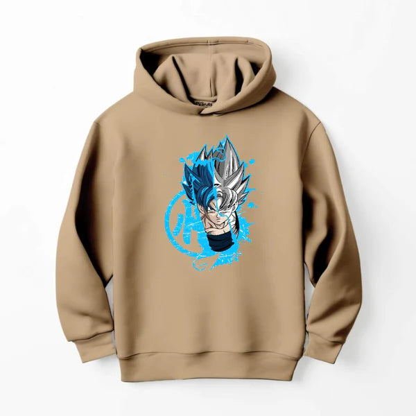 LEFTOVER DTF - GOKU BLUE KANJI HOODIE