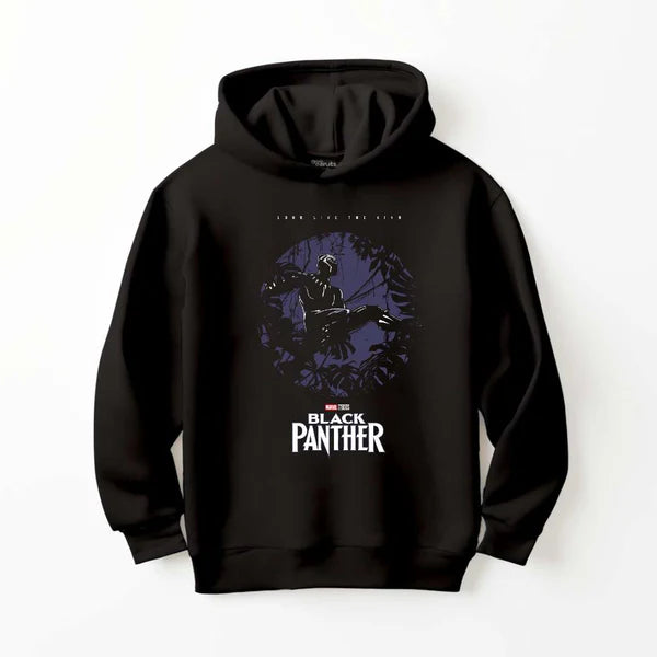 LEFTOVER DTF - KING LIFE BLACK PANTHER HOODIE