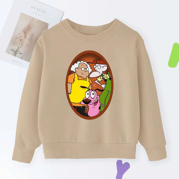LEFTOVER DTF - COWARDLY DOG SWEATSHIRT