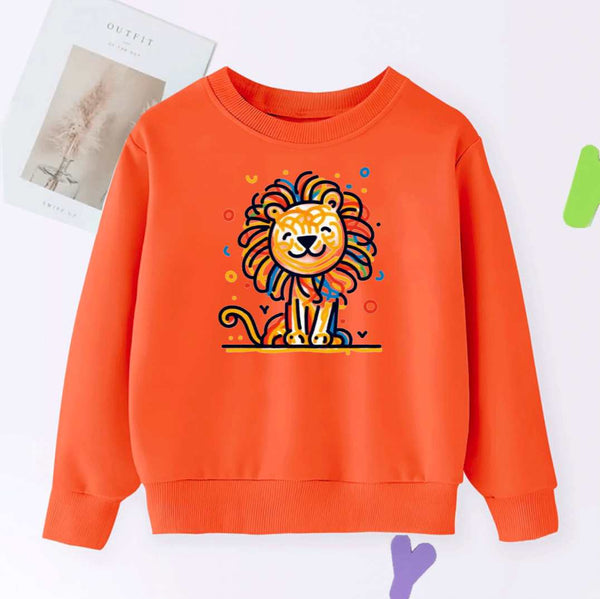 DTF MULTI COLOR LION SWEATSHIRT