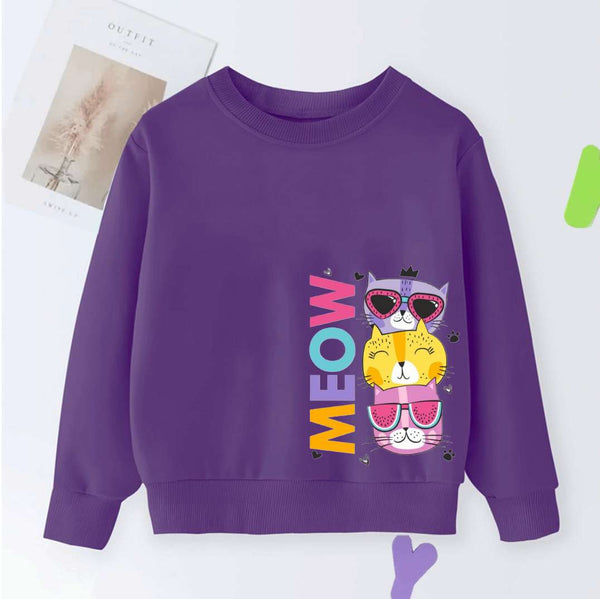 LEFTOVER DTF - MEOW MEOW SWEATSHIRT
